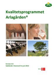 Kvalitetsprogrammet Arlagården - Arla.com