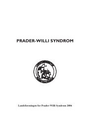 Helbredsmæssige forhold - Prader-Willi Syndrom