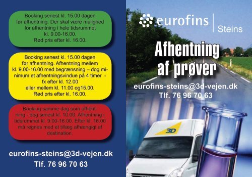Hent folderen Afhentning af prøver [PDF 724 Kb] - Eurofins