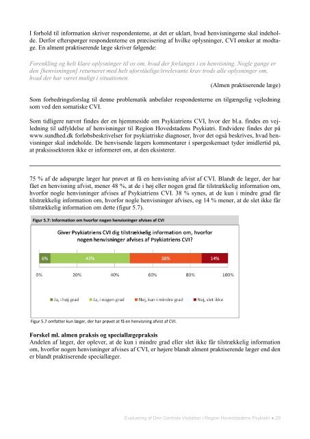 evaluering af Den Centrale Visitation i Region Hovedstadens Psykiatri