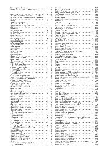 Fællesregister SANGBOGEN 1-4 - Nodehandleren