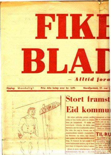 Fikenbladet 17 mai 1965 - Erling.Berge