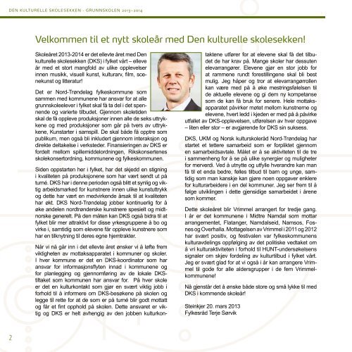 Programhefte grunnskole 2013-14 - Den kulturelle skolesekken i ...