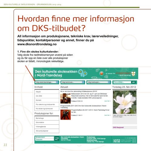 Programhefte grunnskole 2013-14 - Den kulturelle skolesekken i ...