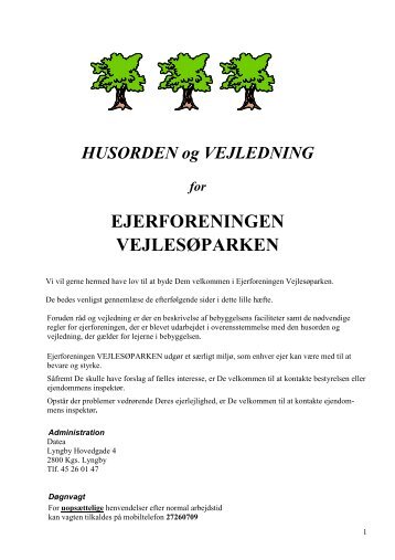 Husorden Vejlesøparken