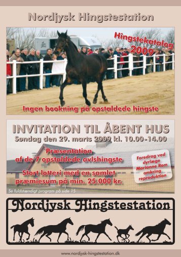 Nordjysk Hingstbroch A5 2009.indd - Stutteri Holmsminde