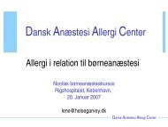 Latex allergi - Anestesi.no