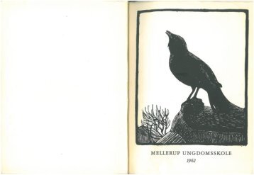 Mellerupbogen Årsskrift 1962 - Mellerup Fri- og Efterskole