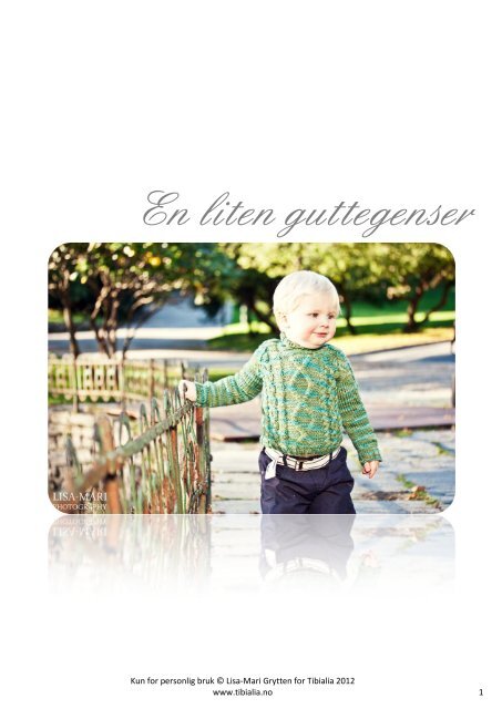 En liten guttegenser