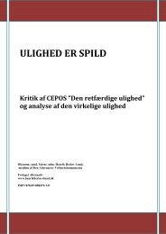 ULIGHED ER SPILD - Henrik Herløv Lund