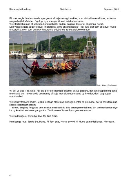 Nyhedsbrev 2009 14. år nr. 3 - Hjortspringbådens Laug