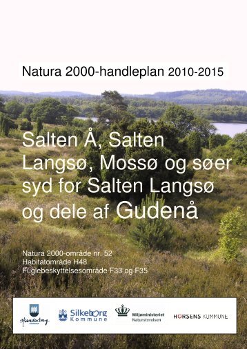 Salten Å, Salten Langsø, Mossø og søer syd for Salten Langsø og ...