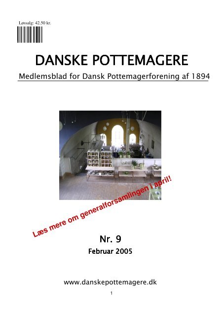 2005 - Medlemsblad nr. 09 - Pottemagere | Keramiker