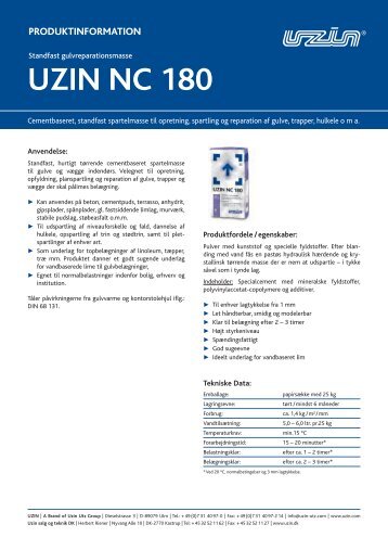 UZIN NC 180 - Uzin Utz AG