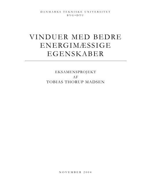 2 Hot-box måleforsøg, overfladetemperaturer - Viden om vinduer