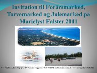 En stand til Forårsmarked, Torvemarked eller Julemarked på ...