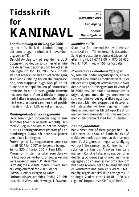 TK nr. 9 - Norges Kaninavlsforbund