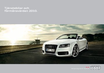 Broschyr Audi Tjänstebil
