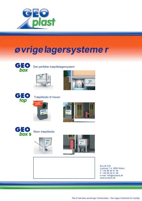 Geotank-Folder 2.3 - Ecoteck