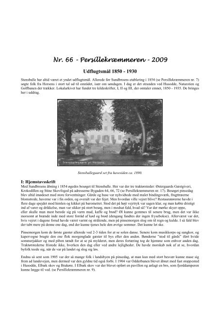 Nr. 66 Udflugtsmål 1850 - Stensballe Lokalhistoriske Arkiv