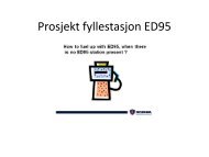 Prosjekt fyllestasjon ED95 - John Lauvstad, Norsk Scania AS