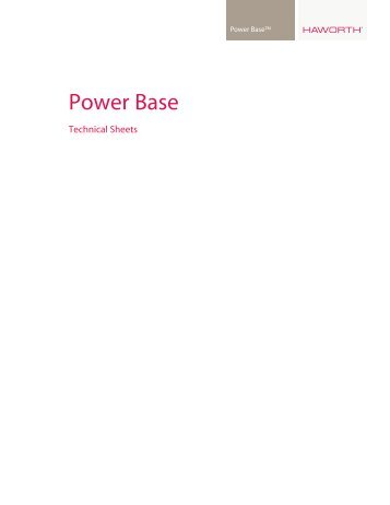 Nashville.gov - General Services - Power Base Tech Sheets