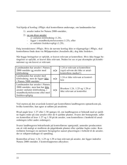 Instruks for Plantedirektoratets kontrol med ... - LandbrugsInfo