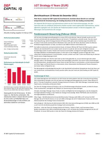 LGT Strategy 4 Years (EUR)