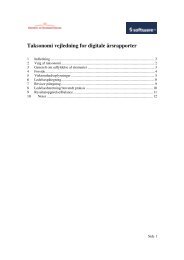 Taksonomi vejledning for digitale årsrapporter