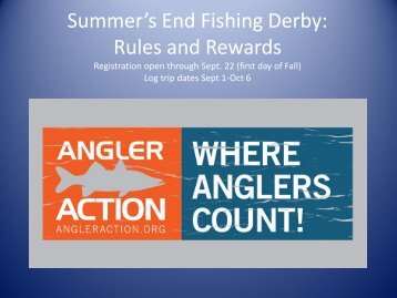 Summer's End Fishing Derby: Rules and Rewards - Snook Foundation
