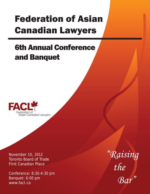 2012 FACL Conference Program Book - National Asian Pacific ...