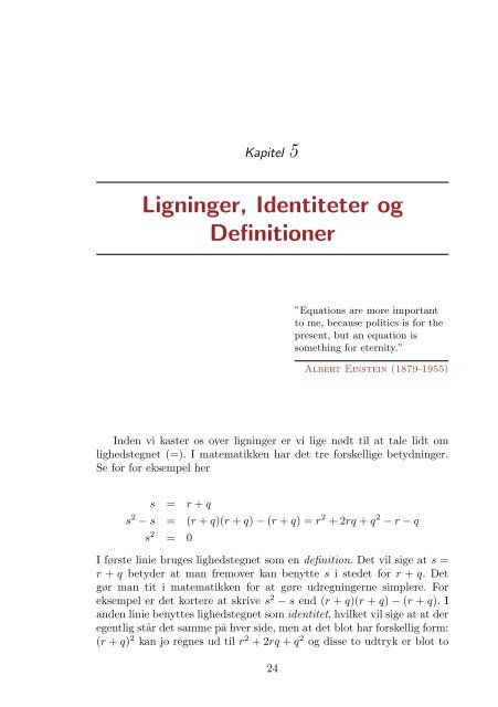 Matematik for de nysgerrige eller nørdede