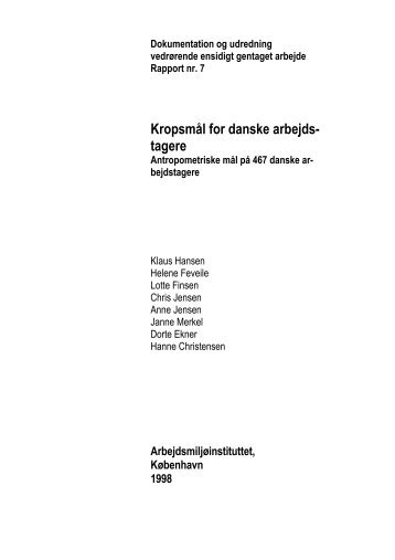 Download as PDF here - Det Nationale Forskningscenter for ...