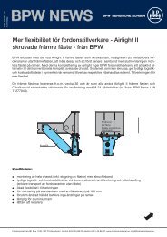 Airlight II skruvade främre fäste - från BPW - Foma