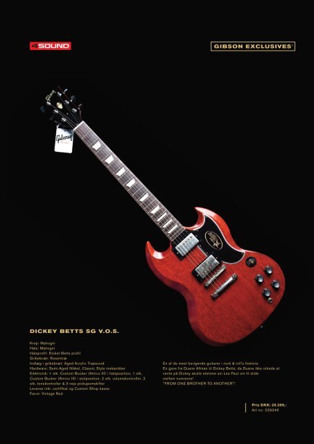 gibson exclusives - 4Sound