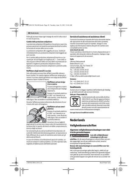 Bedienungsanleitung (PDF - 3,9 MB) - Bosch Elektrowerkzeuge für ...
