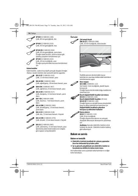 Bedienungsanleitung (PDF - 3,9 MB) - Bosch Elektrowerkzeuge für ...