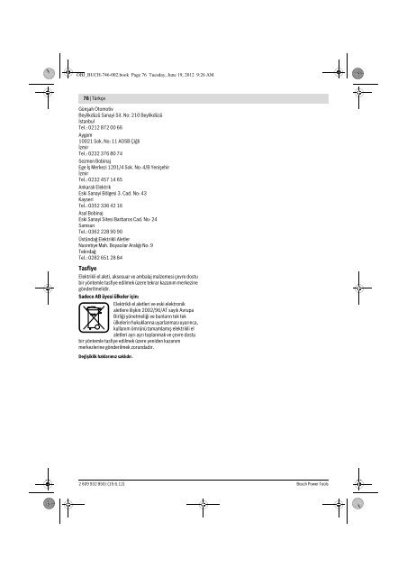 Bedienungsanleitung (PDF - 3,9 MB) - Bosch Elektrowerkzeuge für ...