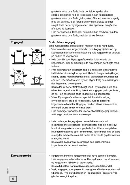 Instruktioner om montering, tilslutning og brug - Hvidt & Frit