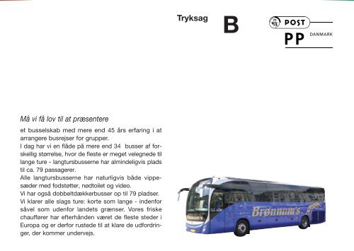 brochure - Brønnums Turistfart