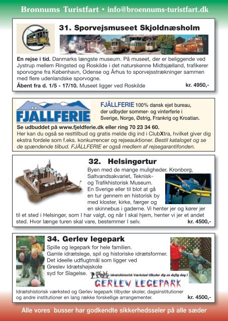 brochure - Brønnums Turistfart