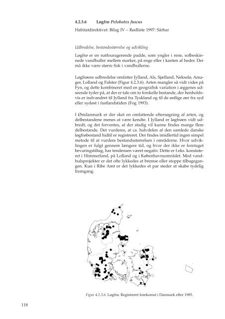 Naturtyper og arter omfattet af EF-Habitatdirektivet. Indledende