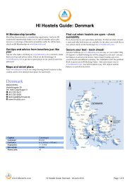 HI Hostels Guide: Denmark Denmark - Hostelling International