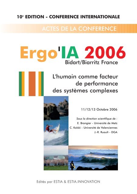 ACTES ERGOIA 2006.indd - Ergo'IA - Estia