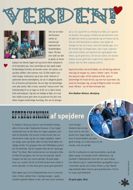 Spejdernyt nr 3 2005 - Danske Baptisters Spejderkorps