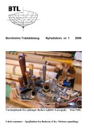 Bornholms Træbådelaug Nyhedsbrev nr. 1 2008