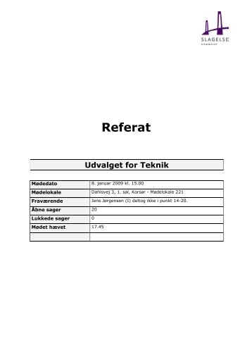 8. januar 2009 - Slagelse Kommune