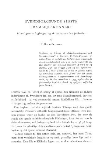 Svendborgsunds sidste bramsejlskonnert, s. 123-141