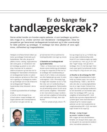 2010-05 Er du bange for tandlægeskræk - De Offentlige Tandlæger