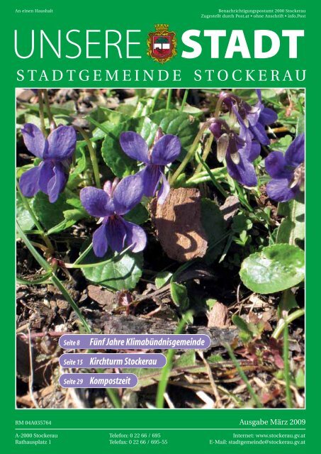 UNSERE STADT - Stadtgemeinde Stockerau